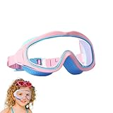 Kinder-Schwimmbrille, Tauchbrille, transparent, bequem, Schwimmbrille für Mädchen, Jugendliche,...