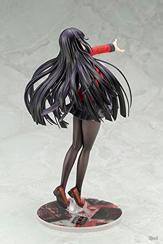 Lkcozsmsensual Japanese Anime Action Figures, Adult Pvc Action Figures, Kakegurui - Jabami Yumeko 1/8 Standing Posture Pvc Hand Model Doll Ornaments Birthday Gift Beautiful Anime Figure #TOP5