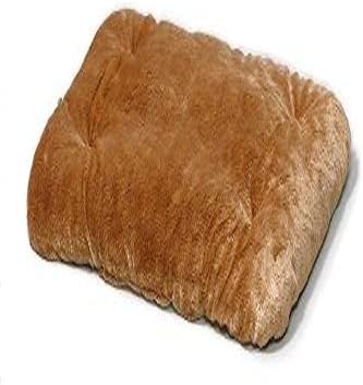 MidWest Quiet Time Deluxe Plush Pet Bed, Camel, 40"x27"