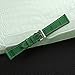 Handdn Handmade Alligator Leather Watch Bands for Men Women - Genuine Leather Watch Straps - Quick Release Watch Bands 16mm, 17mm, 18mm, 19mm, 20mm, 21mm, 22mm, 23mm & 24mm Watch Bands (Green)