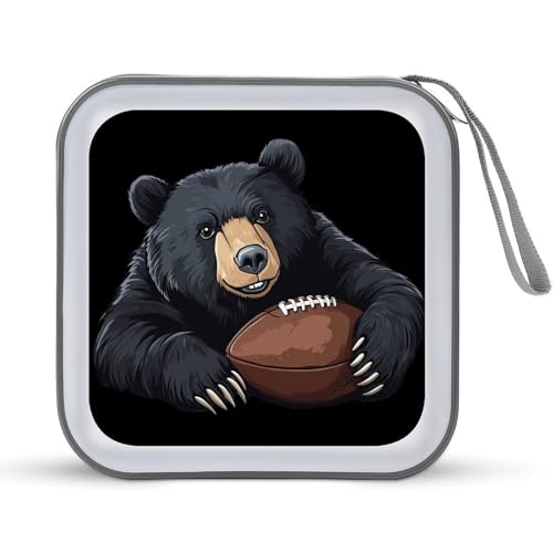 Chicagobear CD Case Plastic DVD Case Holder Wallet Disc Storage Organizer for Car Travel