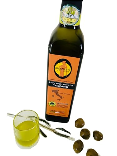 Giannetti Artisans Italian Extra Virgin Olive Oil Tuscany, 25 oz (3-Pack)