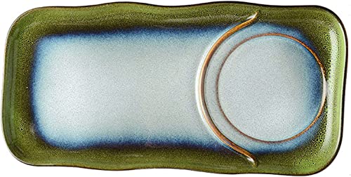 Ciotola for cereali, scodella for zuppa, scodella for il tè, ciotole for la colazione in ceramica o piatto rettangolare, ciotola for zuppa di cipolla da 20 once con manico in porcellana for zuppa di c