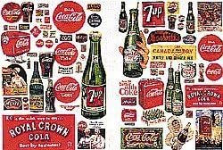 CartelesCarteles - Refresco vintage 1930S-1960S (72 signos)