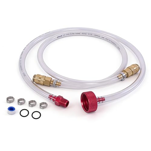 CXPRO Hydraulic Steering Bleed Kit, Quick-Connect Design, Marine Bleeder Tool for Boat Seastar Steering Systems,Professional Marine Tool with Brass Fittings, O-Rings and Prevent Leaks