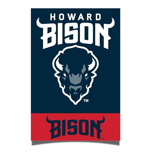 Desert Cactus Howard University Poster HU Bison 11 x 17 Inch Room Office Décor Decoration Official Fan Gear (11x17 inch,Version 1A)