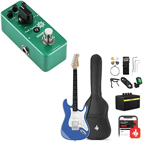 Donner DST-100T 39 Inch Electric Guitar Beginner Kit with Reverb Guitar Pedal - Verb Square Digital Reverb 7 Modes