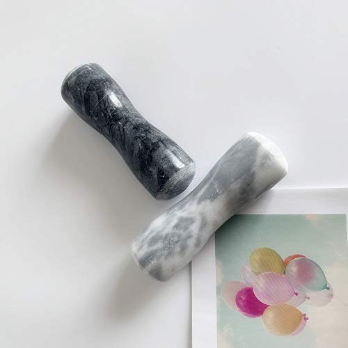 Stoneplus Natural Granite Pestle Replacement Stick With Both Ends Grindable Rod (5.5X1.77, Jet Black) #TOP5