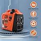 AIVOLT Inverter Stromerzeuger 1400 Watt Stromgenerator Notstromaggregat Benzin leise Stromaggregat für Campen, Festivals, und Hausgebrauch mit 2 USB, 12V DC Steckdosen und 230 V Steckdosen