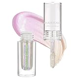 CHARMACY Multichrome Liquid Glitter Eyeshadow, Holographic Eyeshadow Pigmented, Glitter Chameleon Li