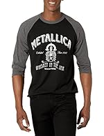 Official Metallica Merchandise Ring-spun USA cotton Reactive-dyed for longer lasting color Pre-washed to minimize shrinkage Ribbed crew neck