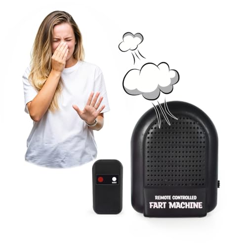Fart Machine with Remote Control - Small Electronic Fart Toy Easy-hiding Farting Box Funny Fart Prank Novelty Joke Gifts Pranks Jokes Games for Birthday Party Office Home for Adult Teen