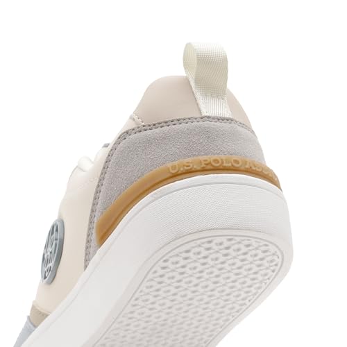 Image of U.S. Polo ASSN. Julia White Sneakers Shoes with Premium Upper