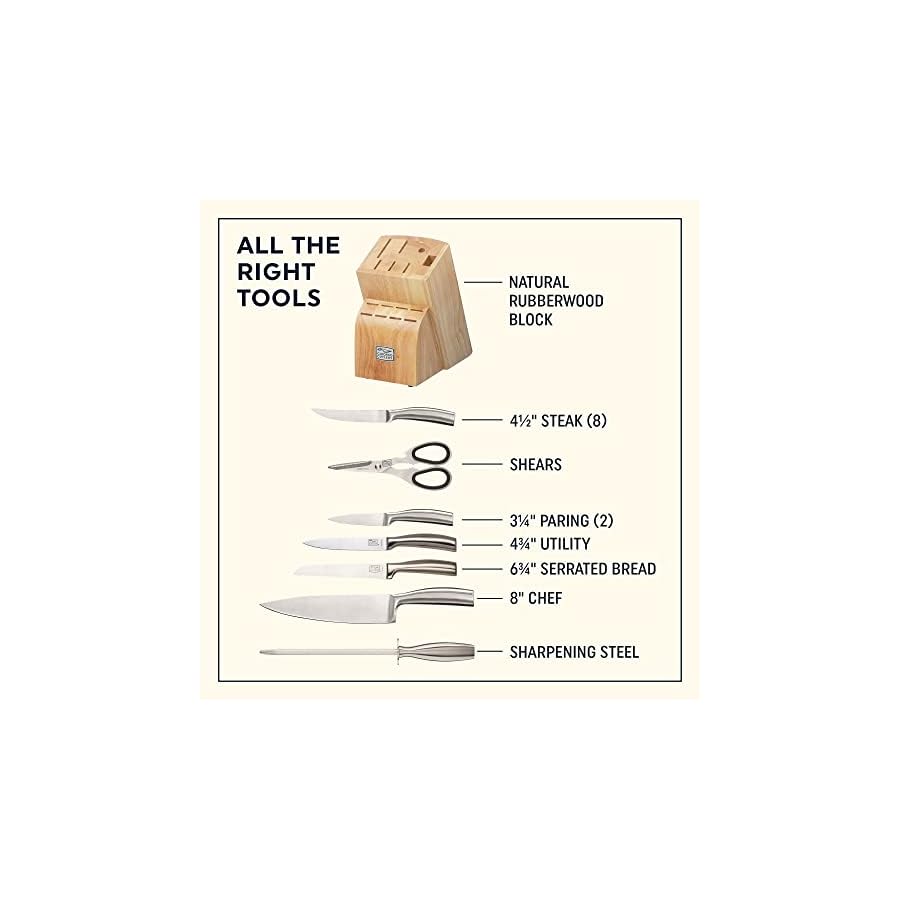 Chicago-Cutlery-Elston-16pc-Block-Set Chicago Cutlery Elston 16pc Block Set