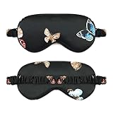 Antifaz De Seda Mascarilla for ojos de seda de imitación, antifaz for dormir, parche for los ojos, cubierta de relajación for viajes, ayuda for dormir, antifaz for el cuidado de los ojos, herramientas