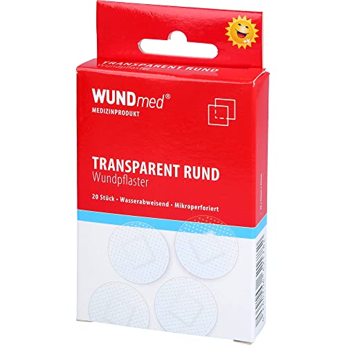 Wundmed Wund-Pflaster rund transparent 2,5 cm, 20 St. Pflaster