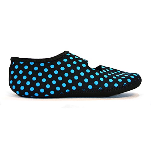 Image of Nufoot Women's Mary Janes Best Foldable & Flexible Flats, Travel & Exercise, Dance, Yoga Socks, Indoor Shoes, Slippers