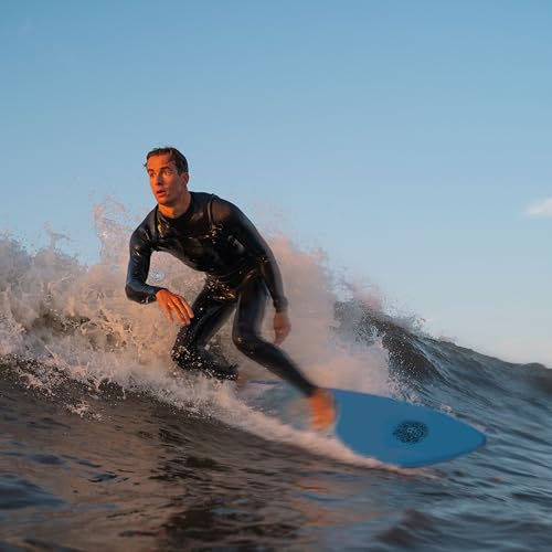 KONA SURF CO. The 5-5 Fish Surfboard for Beginners Kids and Adults - Soft Top Foam Surfboards for Beach Surf as a Boogie Board Bodyboard or Softboard - Includes Fins and Leash