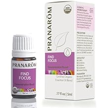 Pranarom - Find Focus Wellness Blend 5ml - Aromatherapy - Natural Focus - Certified Organic, Invigorating Citrus Aroma, Cruelty-Free, Easy Diffusion