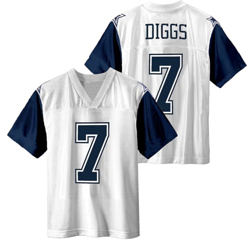 Outerstuff Trevon Diggs Dallas Cowboys 7 White Kids Youth 8-20 Alternate Away Player Jersey (18-20)