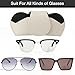 KINIVA Sunglass Clip for Car Visor,Car Sunglass Holder,Magnetic Glasses Case for Car Accessories Organizer (White)