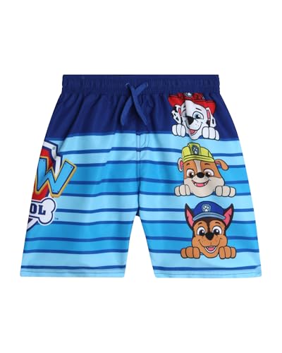 Image of Nickelodeon Paw Patrol TMNT Boys Rash Guard Set UPF 50 Swim Shirts & Trunks