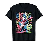 Photo Gallery divertente vintage rock roll gatto che suona chitarra elettrica art maglietta Photo Gallery divertente vintage rock roll gatto che suona chitarra elettrica art maglietta