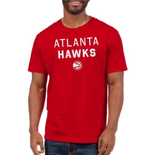 Junk Food NBA - Atlanta Hawks Core Stacked Adult SS T-Shirt