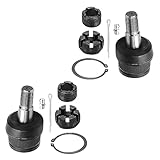 Detroit Axle - Both (2) Brand New Driver & Passenger Side Front Lower Ball Joint 10-Year Warranty - 4x4 Only