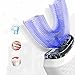 HuayoRong Scandinavian Smiles Brush 360° U-Shape Electric Toothbrush for Adults, IPX7 Waterproof,Oral Cleaning,Hands-Free Auto-Cleaning (3 Replacement Brush Head)