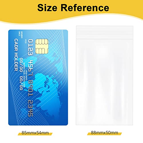 700 Count 2X3 Inch Small Plastic Bags, 1.4 Mil Jewelry Bags Small Bags, Resealable Small Ziplock Bag, Small Baggies Clear Bags For Packaging, Jewelry, Bead, Screws, Pill #TOP2