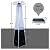 Pyramid Patio Heater, 48,000 BTU Outdoor Heater for Outside, Propane Patio Heater with Side Table, Quartz Glass Tube Heater Gas Patio Heaters for Outdoor Use, Backyard, with Wheel, Dark Black