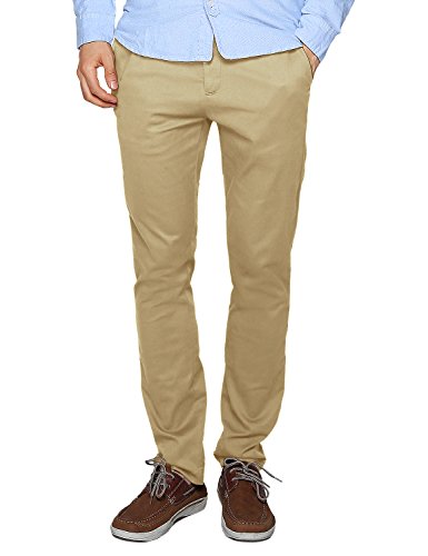Image of Match Men's Regular Fit Comfort Stretch Casual Chino Pants