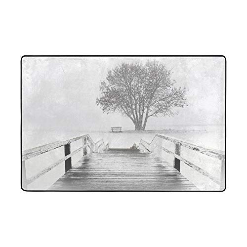 Tapis de parc et pont Ruchen velours doux pour salon design
