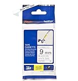 white brotherhood bulgaria -9 mm breit, 8 m lang Brother Original P-touch Schriftband TZE-FX221 9 mm, schwarz auf weiß (u.a. für Brother P-touch PT-H100LB/R, -H105, -E100/VP, -D200/BW/VP, -D210/VP) zur Kabel- und Rohrbeschriftung, laminiert