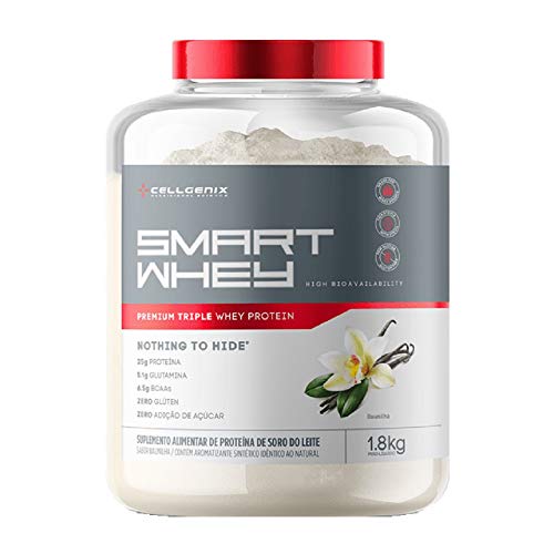 Whey Protein Smart Triple 1,81kg - Baunilha - Cellgenix