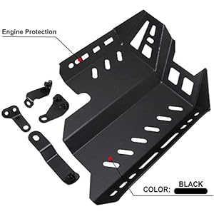 JFG RACING Protection de moteur pour moto CB500X 2019-2020 – Noir