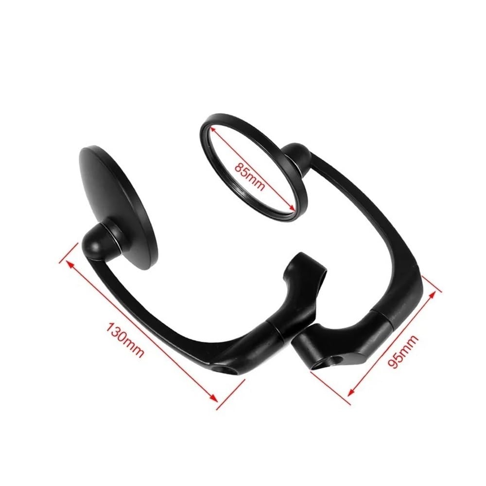 Retrovisores Espejo Retrovisor Universal Motocicleta Para De 8 Mm 10 Para Manillar Scooter Cruiser