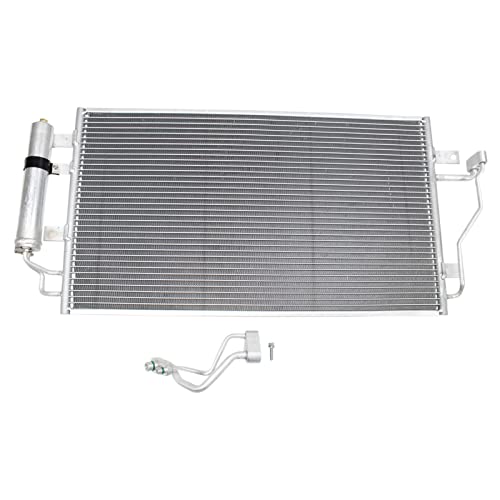 Image of TRQ Air Conditioning A /C Condenser Receiver Drier Compatible with 2013-2017 Nissan LEAF