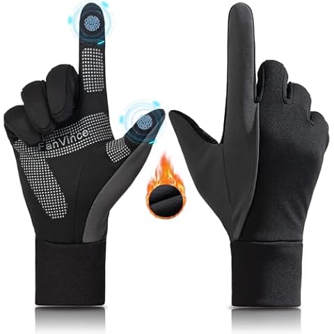 Winter Gloves for Cold Weather Men Women: Winter Glove Touch Screen, Waterproof Windproof Snowproof Unisex for Outdoor Sports Daily Use Running Cycling Driving Walking Skiing Hiking Fishing Cover