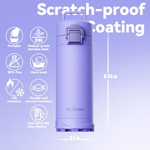 Image of Stainless Steel Insulated Outdoor Water Bottle 19.6 oz