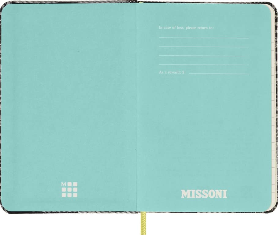 Moleskine, 12-Month Weekly Planner, Weekly Diary 2023, Missoni Limited Edition Planner, Jacquard Theme, Canvas Hard Cover - Image 2