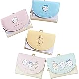 ちいかわ 財布 レディース 小銭入れ 三つ折り財布 グッズ 無害PU革素材 お札入れ 小物入れ 学生財布 短財布 コインケース PU革 多機能 現金入れ 日常 ファッション 誕生日プレゼント 男女兼用 (03)