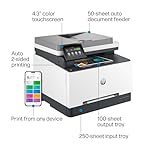 HP Color Laserjet Pro MFP 3301fdw Wireless All-in-One Color Laser Printer, Office Printer, Scanner, Copier, Fax, ADF, Duplex, Best-for-Office (499Q5F) - Image 4