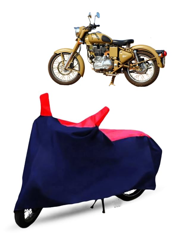 Image of Waterproof Bike Cover for Royal Enfield Classic Desert Storm - Scooty Compatible