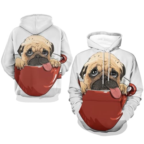 Sweatshirt pull rouge taille S pour résoudre le froid