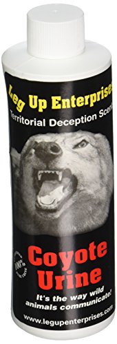 Leg Up Enterprises Real Coyote Urine – 8 oz Bottle for Humane Wildlife Deterrent