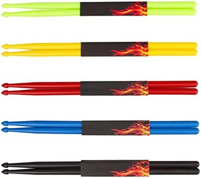 Durable 5A Nylon Drumsticks Kit for Kids Adults Musical Instrument Percussion Accessories