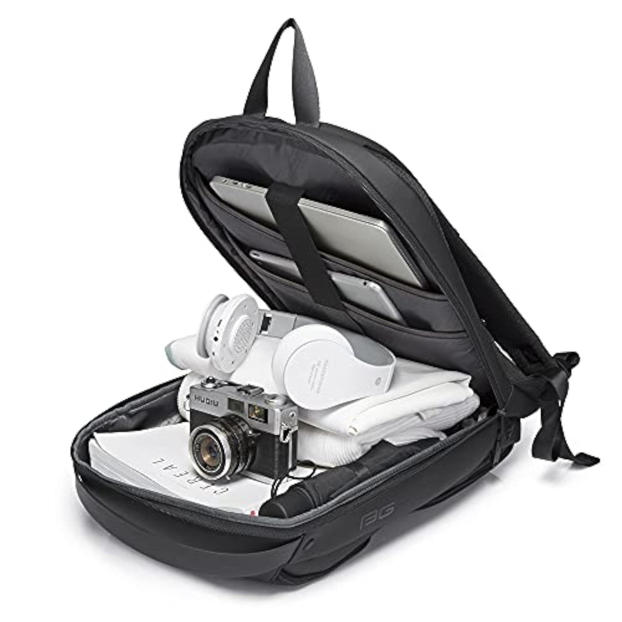 Smart Sling Crossbody Laptop Backpack, Trendy USB Waterproof