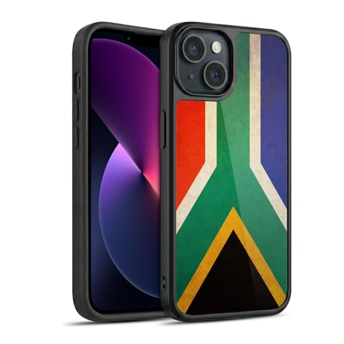 Head Case Designs South Africa South African Vintage Flags Gel Armor Case [Military Grade Drop Protection] Compatible with Apple iPhone 13